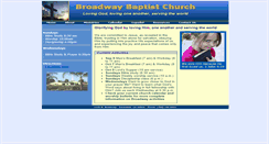 Desktop Screenshot of broadwayescondido.org